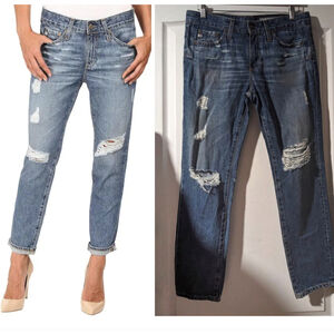 AG Adriano Goldschmied | The Beau Slouchy Skinny Blue Jeans